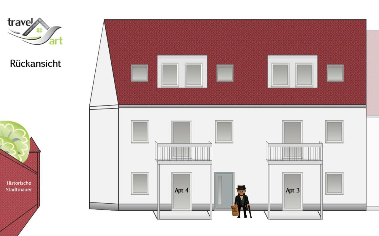 Travel Art Boardinghouse Aparthotel Neuruppin Exterior photo
